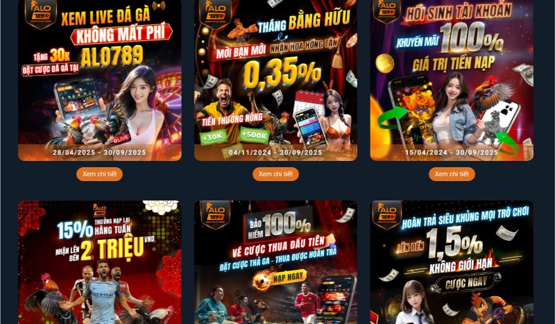 ALO789 liên tục khuyến mãi thành viên với phần thưởng khủng