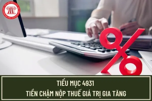 Tiểu mục 4931 trong quản lý thuế