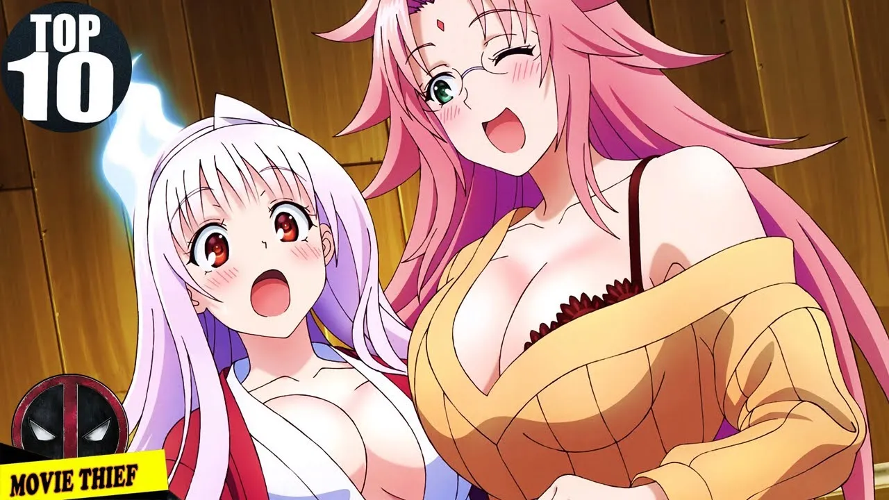 Hình minh họa cảnh nhẹ nhàng trong thể loại Ecchi