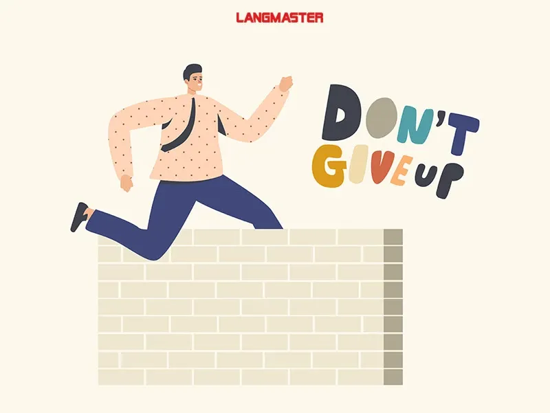 Minh họa cố lên bằng tiếng Anh cho từng trường hợp