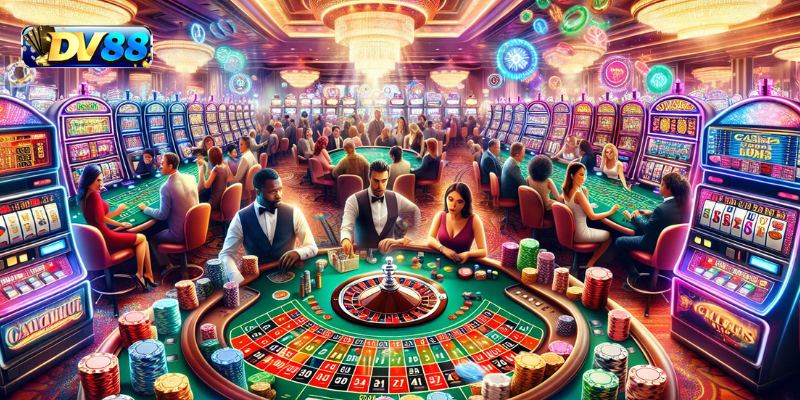 Casino trực tuyến DV88 với nhiều trò chơi hấp dẫn 