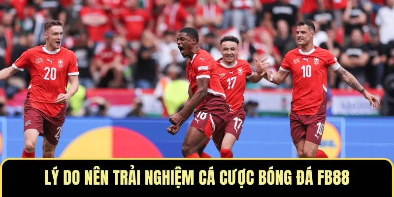 Lý do nên trải nghiệm cá cược bóng đá FB88