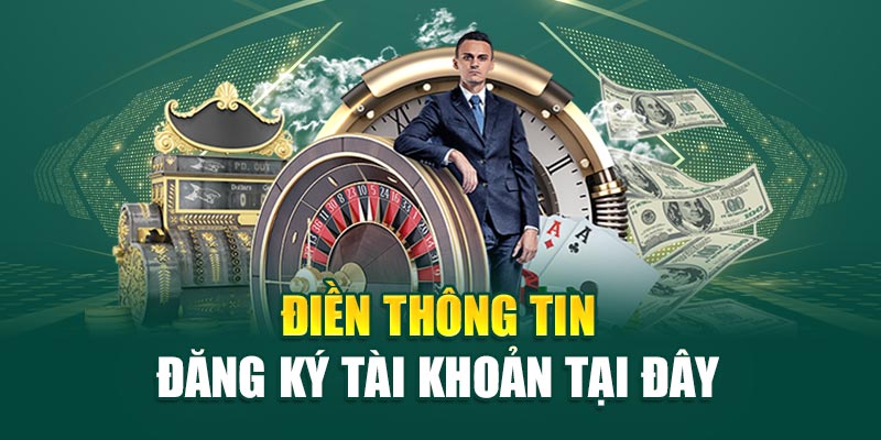 Điền thông tin đăng ký tài khoản tại đây