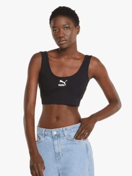 Áo croptop + quần ống rộng là outfit chuẩn phong cách Swag Girl