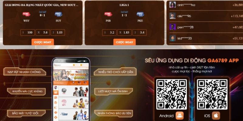Download ứng dụng để tham gia nhiều trò chơi hay