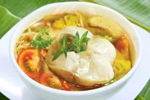 Canh cá sộp nấu chua