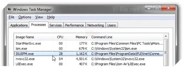 Kiểm tra ISUSPM có phải là virus không?