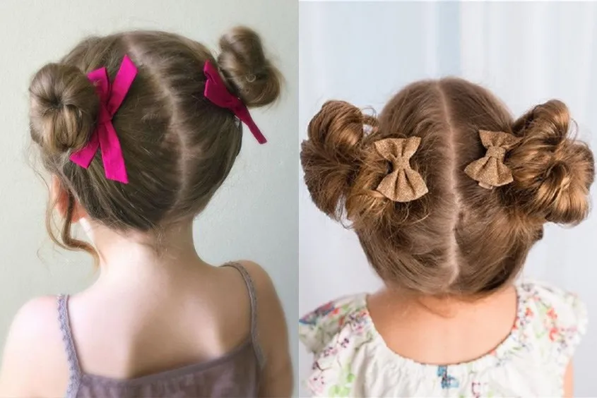 Các kiểu tóc cho bé gái đi tiệc thêm đáng yêu
