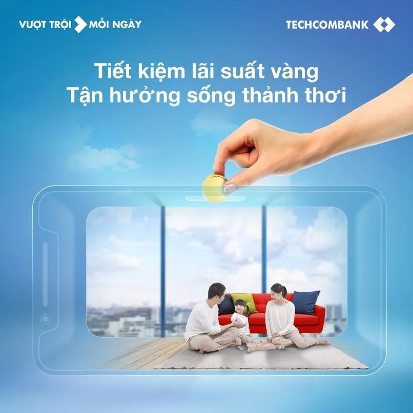Gửi tiết kiệm tại ngân hàng Techcombank