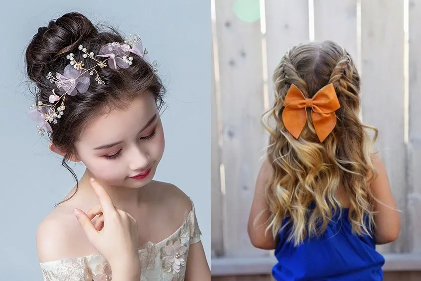 Chia sẻ kiểu tóc cho bé gái đi tiệc nổi bật và đáng yêu