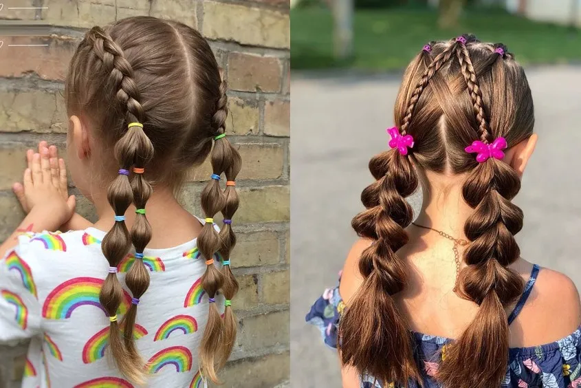 Các kiểu tóc đi tiệc cho bé gái dễ thực hiện
