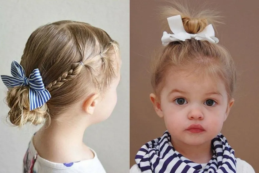 Kiểu tóc cho bé gái đi tiệc siêu dễ thương
